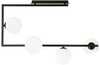 Rippvalgusti Emibig Soma 1291/4, 40 W, E14, must/valge