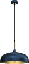Rippvalgusti Milagro Lincoln, 1xE27, 60W, d. 35 cm, sinine