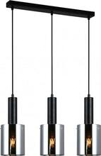 Rippvalgusti Italux Sardinijos, PND-5581-3-BK+SG, 3xE27, 40W, must