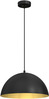 Rippvalgusti Milagro Beta, 1xE27, 60W, d. 35 cm, must
