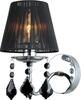 Seinavalgusti Italux Cornelia, 1xE14, 40W, 230V, must