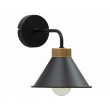 Seinavalgusti Eltap Detmer, 15 W, E27, 17 x 25 x 20 cm, must