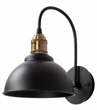 Seinavalgusti Opviq Varzan, 15 W, E27, must antiikne
