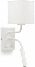 Seinavalgusti Eltap Vespillo, 18x26x38 cm, 15 W, E27/G9, valge