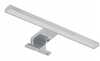 LED mööblivalgusti GTV Radius II, 5 W, 6400 K, IP44, kroom, 300 x 102 x 51 mm