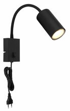 Painduv seinavalgusti Globo Robby, 1xGU10, 25W, 230V, must