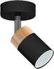 Seinavalgusti Milagro Joker Black Wood, 1xGU10, 8W, 230V