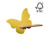 Seinavalgusti Candellux Butterfly Kids, 21-84873, 5W, LED, 4000K, kollane/puit