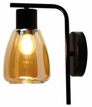 Seinavalgusti Candellux Lighting Moldo, 1xE27, 40 W, must/suitsuliiv