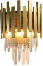 Seinavalgusti Milagro Aspen Gold, 2 x E14, 40W, kuldne, 25 x 35 cm