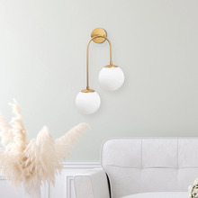 Seinavalgusti Opviq Jewel, 10585, läikiv kuld, metallkorpus