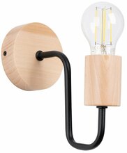 Seinavalgusti Sollux Timbo SL.1668, 1xE27, 15W, must/beež/nurgeline