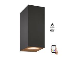 Seinalamp WiZ Up&Down, 2xGU10, 4,7W, 2200-6500K, must, Wi-Fi