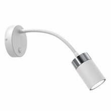 Seinavalgusti Milagro Joker, 1xGU10, 8W, 230V, valge/matt kroom