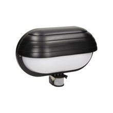 Seinalamp Orno Musam OR-OP-304BE27ZMR, 1x60W, E27, IP44, liikumisanduriga, must