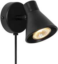 Seinavalgusti Nordlux Eik, 45761003, 1xGU10, 35W, 230V, matt must