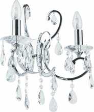 Seinavalgusti Italux Barocco Chrome, MB72709-2A