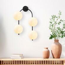 Seinalamp Opviq Jewel, 10595, must, metallist korpus