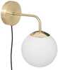 Seinavalgusti Atmosphera Dris, 1xE14, 25W, 230V, kuldne, 15 cm