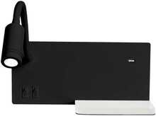 Seinalamp Milagro Shelf, 1xLED/4W + 1xLED/5W + 1xLED/2W, 230V, must