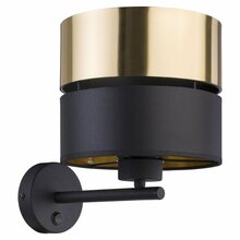 Seinavalgusti TK Lighting Hilton, 1xE27, 15W, messing/must