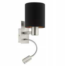 Seinalamp Eglo Pasteri, 1 x E27, 40 W + 3,5 W LED, 3000 K, must