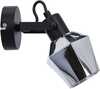 Seinavalgusti Candellux Randi, 1x15W, E14, must matt, suitsuklaas
