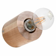 Seinavalgusti Sollux Salgado, 1xE27, 60W, naturaalne puit