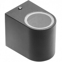 Seinavalgusti GTV Tiago, GU10, 35W, IP54, must, 6.8 cm x 8.1 cm