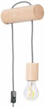 Seinavalgusti Sollux Nimbi SL.1644, 1xE27, 15W, tamme värvi