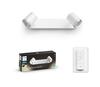 Seinalamp Philips Hue Adore, 2x5W, 230V, IP44, valge