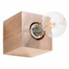 Seinavalgusti Sollux Ariz, 1xE27, 60W, naturaalne puit