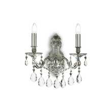 Seinavalgusti Ideal Lux Gioconda AP2, 2x40W, E14, hõbe