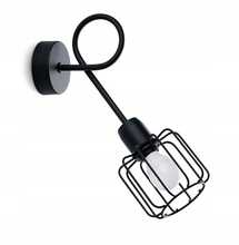 Seinavalgusti Sollux Beluci, 1xE14, 40W, must