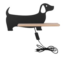 Seinavalgusti Candellux Kids Dog, 5W, LED, must/puit
