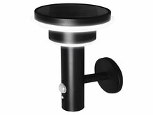 Välisseinalamp Ledvance Endura Style Solar Double Circle, 6W, 3000K, IP44, liikumisanduriga, must