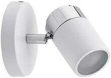 Seinavalgusti Paulmann Zyli, max 10W, GU10, IP44, valge/kroomitud metall, 230V