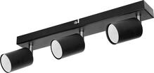 Seina- ja laevalgusti Orno DOA SP 3, GU10, maks. 3x50W, IP20, must/valge
