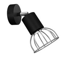 Seinalamp Milagro Dante, 1xGU10, 25W, must/läikiv kroom