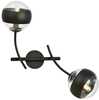 Seinavalgusti Emibig Hunter K2, 20 W, E14, must/stripe