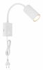 Painduv seinavalgusti Globo Robby, 1xGU10, 25W, 230V, valge, 7 x 44 x 32 cm