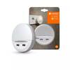 Öölamp Ledvance Lunetta, 13 W, anduriga, 2xUSB, IP20, valge
