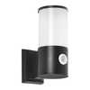 Seinavalgusti Philips Orno Dalia, E27, max 15W, IP54, must, liikumisanduriga