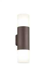 Välisseinavalgusti Trio Hoosic, 222260224, 28W, E27, IP44, pruun/vask