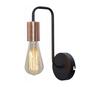 Seinavalgusti Candellux Herpe, 1xE27, 60 W, must/kupru
