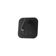 Seinalamp V-Tac 240036, 8W, 3000K, must, USB/PD liidesega