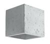 Seinavalgusti Sollux Quad, 1xG9, 40W, betoon, valge