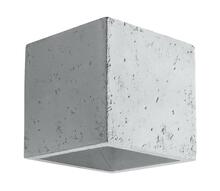 Seinavalgusti Sollux Quad, 1xG9, 40W, betoon, valge