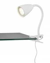Laualamp Trio Wanda, 20 cm, valge, klambriga