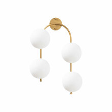 Seinalamp Opviq Jewel-10605, läikiv kuld, metallkorpus
